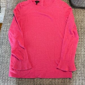 Talbots Vibrant Pink Knit Top